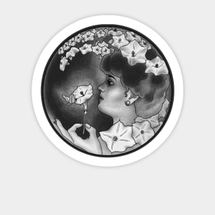 Woman in the Moon Sticker